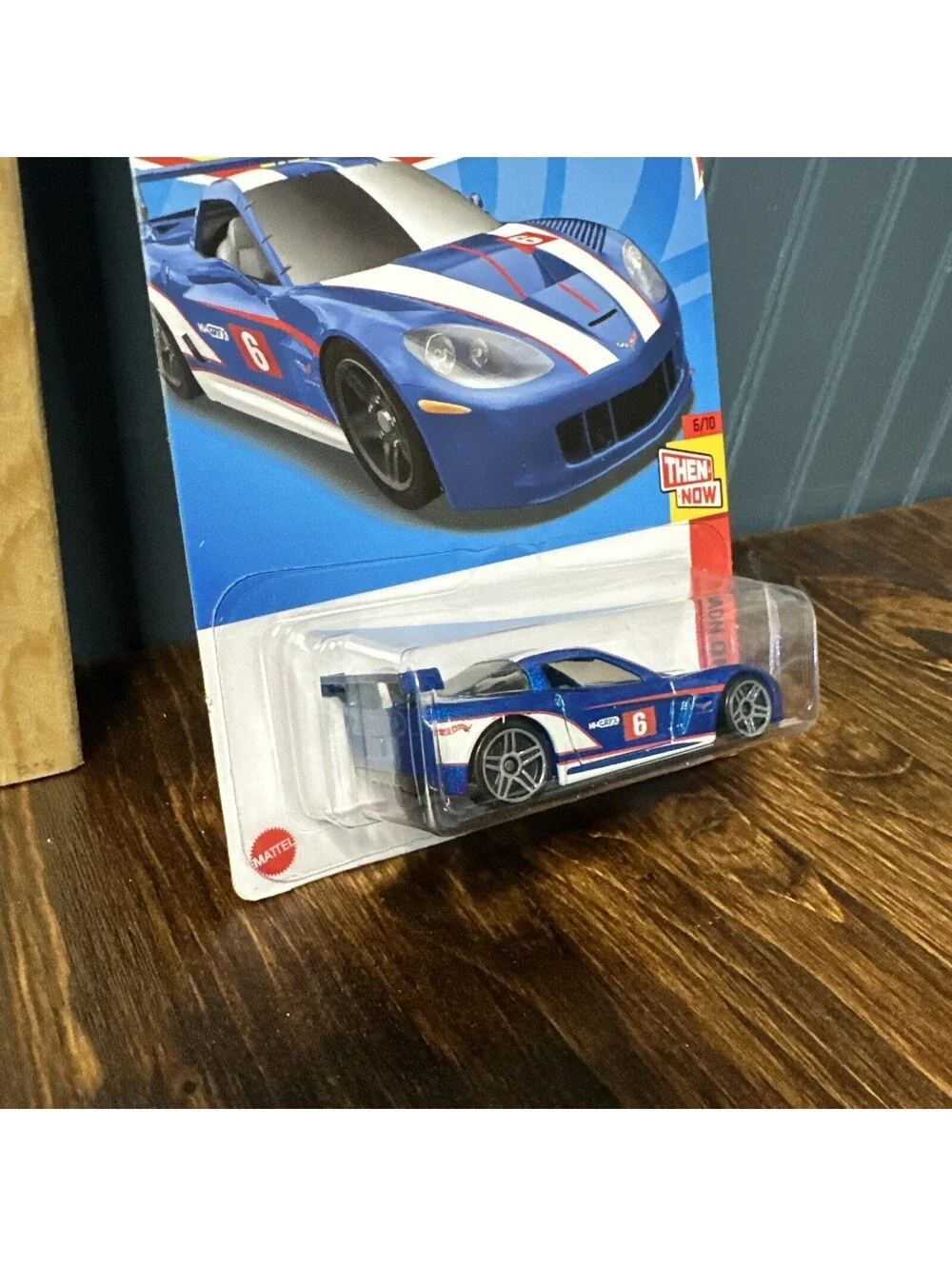 HOT WHEELS BLUE 2022 #233 CHEVROLET CHEVY CORVETTE C6R SPORTS CAR HOT ROD RACER